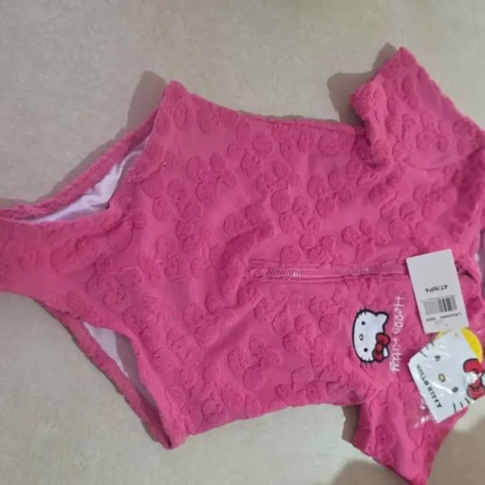 Hello Kitty One-Piece Swimsuit nwt 4T 50+ spf